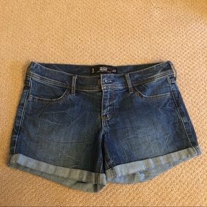 Hollister Denim Midi Shorts